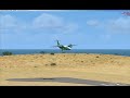 Aterrizaje en La Gomera ATR72-500