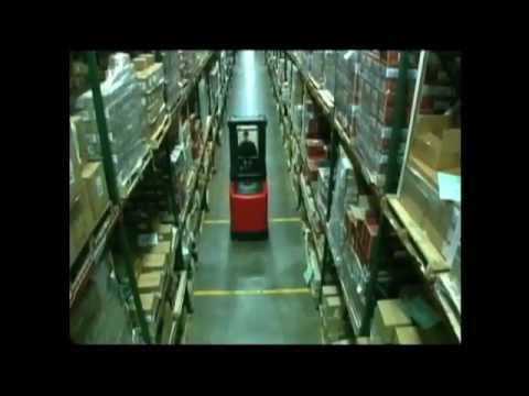how to drive a order picker forklift