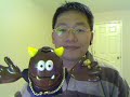 How far a man will go to promote a Skype gadget