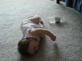 Jillian tumbles and crawls - YouTube