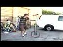 How To Ride A Unicycle : How To Mount A Chain Driven Unicycle