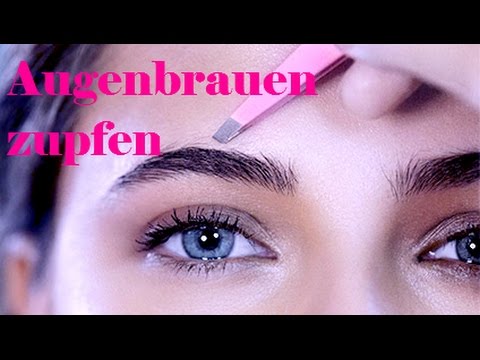 Beauty Academy: Augenbrauen richtig zupfen