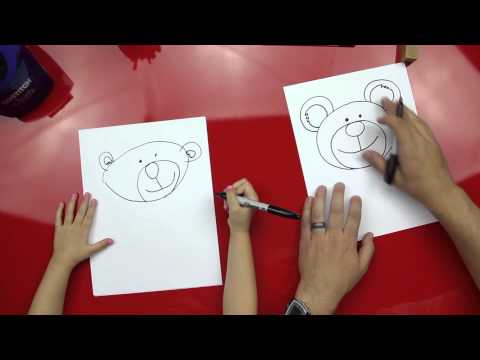 how to draw bear