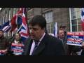 BNP- Demonstration at Burnley police station