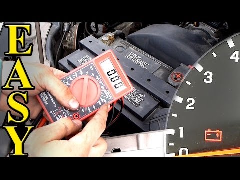 how to test a battery with a voltmeter