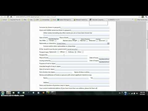 how to apply for japan visa