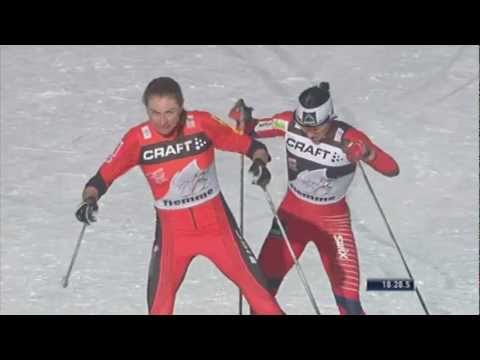 Tour de Ski - Kolejny materiał z Justyną Kowalczyk - tym razem jest to pojedynek z Marit Bjoergen, który miał miejsce 8 stycznia 2012 roku. Jest to ostatni etap szóstej ed...