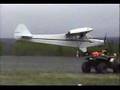PIPER PA-18 DECOLAGEM FORÇADA !!!