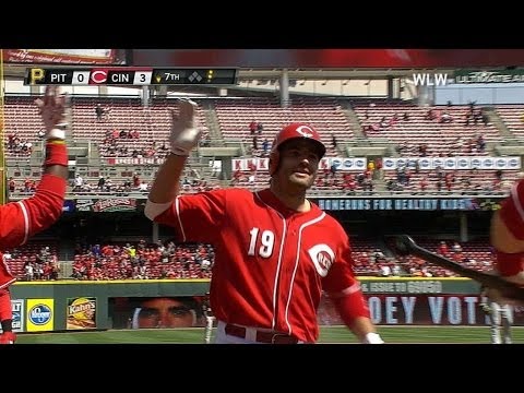 Video: PIT@CIN: Votto hits a two-run home run