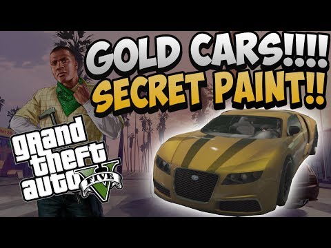 how to make gold paint in gta v
