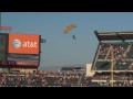 videos de 2009 Angels Stadium Patriotic day July 2nd - U S Navy Leap frogs Parachute Team
