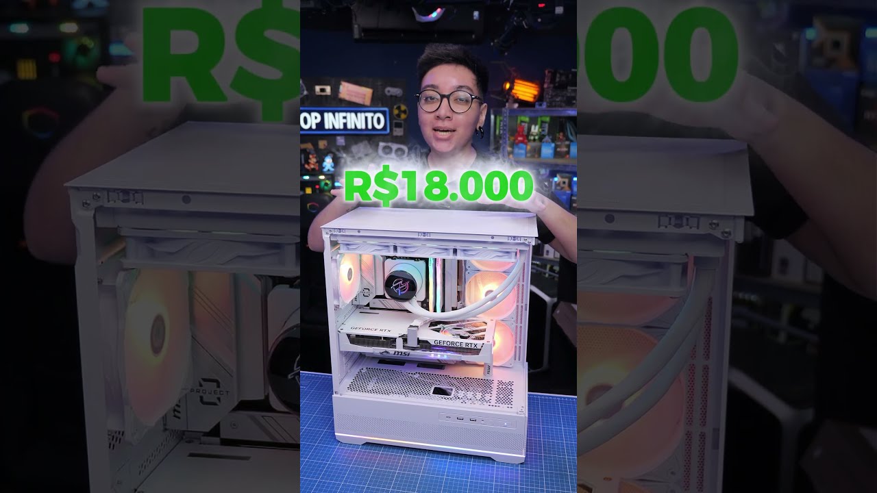Tá na hora de testar o DESEMPENHO desse PC lindão que montamos com a MSI!