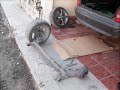 montaje de eje con discos de atsra mk4 a chevy pop