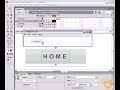 Flash Navigation Bar Basics of Buttons - Flash Tutorial