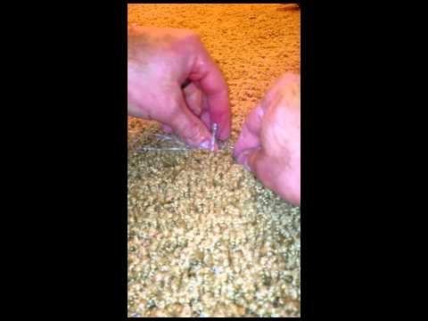 how to patch hole in carpet