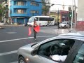 Pokemon punk flag waver girl in Santiago Pokemon punk flag waver girl in Santiago