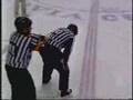Flyers Rangers Fights Ref Linesman Cut Orr Cote Downie NHL