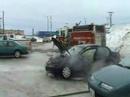 Car fire Champlain Mall , Dieppe New Brunswick