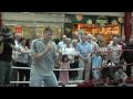 Universum Box Promotion Pressetraining Alexander Dimitrenko Eddie Chambers