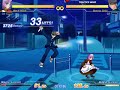 Mech Hisui basic combos for meltyblood Act Cadenza PC (1.03A). These are all old combos that have been around a long time. Everyone should know them, they're nothing particularly special. I mostly recorded them for damage comparison and for the sake of reference. The first set start with her 421B whip command throw, and the second set all start from 2B. Incidentally it should go without saying that it's better to end with an air rocket (j.236A) instead of airthrow if you're close to the corner and facing the corner. This was demonstrated a few times, but not for every combo.