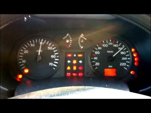 how to reset a service light on a clio