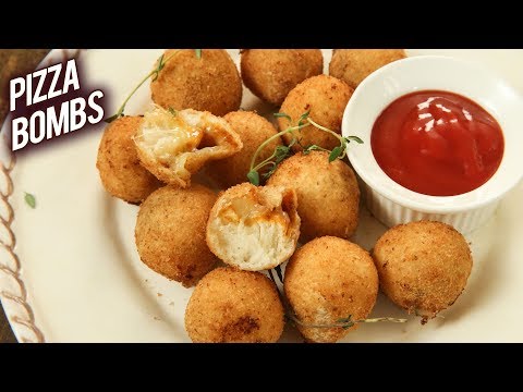 Cheesy Pizza Bombs | How To Make Pizza Bombs Recipe | Pizza Bomb by Varun