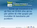 Video klip per fushata DMD 2009 persona me aftesi te kufizuara, autori Hiljmnijeta Apuk