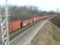 CN 399 with 7 QNS&L units!! Bayview Junction 14.04.07 2182