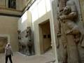 videos de París, Verano 2008, Louvre, Toros alados palacio  Sargon II