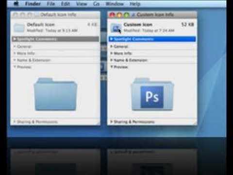 How to Change Mac OS X (Tiger) Icon