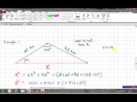how to solve vector problems