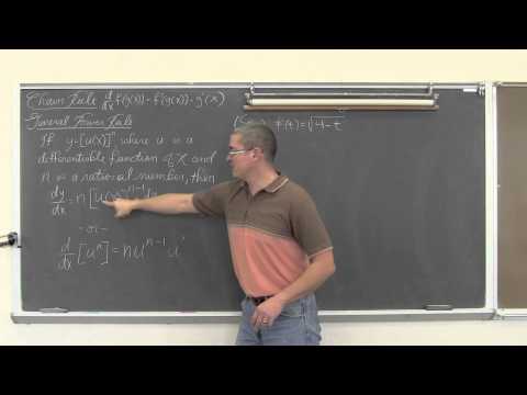how to use the chain rule