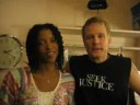 renee elise goldsberry and will chase of the final cast of rent on broadway say thank you to the fans on www.siteforrent.com.