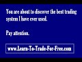 Learn To Trade The Stock Market