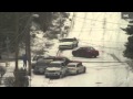 Vehicles lose control on ice Spokane Washington 18.12. oder Autoballett on Ice