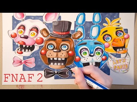 how to draw five nights at freddy's