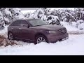 FX 35 stuck in the snow. 1