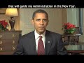 Obama Christmas Address - Captioned in Spanish and Tagalog