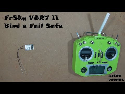 FrSky V8R7 II Bind e Fail Safe