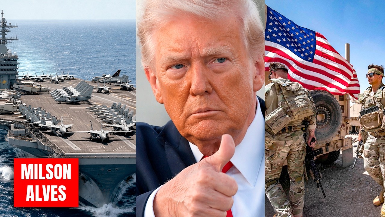 ÚLTIMAS: 3ª porta-aviões cola no IRÃ - TRUMP em prontidão às vésperas do DIA D