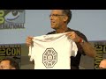 This is the entirety of the Lost panel at San Diego Comic Con 2009 from 7/25/2009. Part 4 is at www.youtube.com Because of YouTube's limits, this has been broken up into 4 clips. Part 1 is at www.youtube.com Part 2 is at www.youtube.com The video segments played during the panel were removed per the request of ABC, although you can find some of the segments on YouTube and likely soon on ABC.com