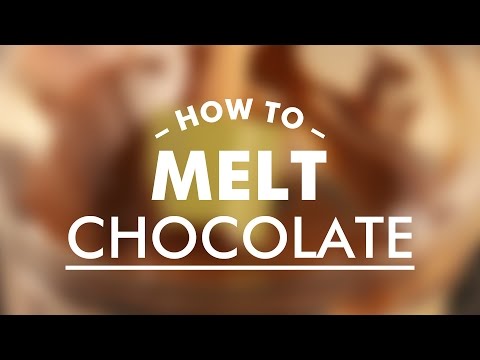 how to properly melt chocolate