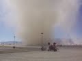 running into a giant dust devil