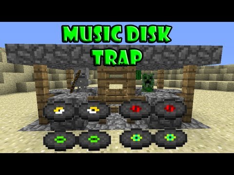 how to make a cd trap in minecraft