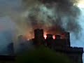 Lennox Castle on Fire