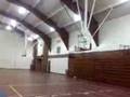videos de Me swishing behind the back half court shot
