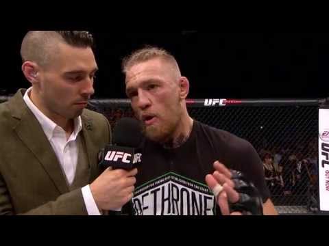 Conor - Conor McGregor reflects on his first-round win over Diego Brandao in front of his hometown of Dublin, Ireland.