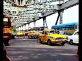 On the Howrah bridge, Kolkata, India