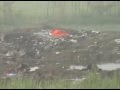 Pesawat Garuda terbakar