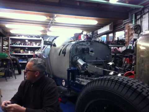 Cleaning the flywheel ready for a Lamborghini clutch